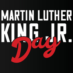 Print ready martin luther king day lettering vector EPS