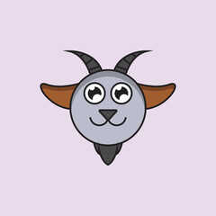 abstract vector sheep logo icon.