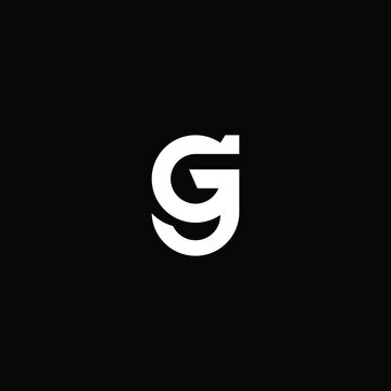 Gg letters monogram. Company logo design.