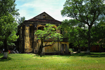 example of classical vietnamese architecture of the 18th-19th century in chinese style in hue royal palace