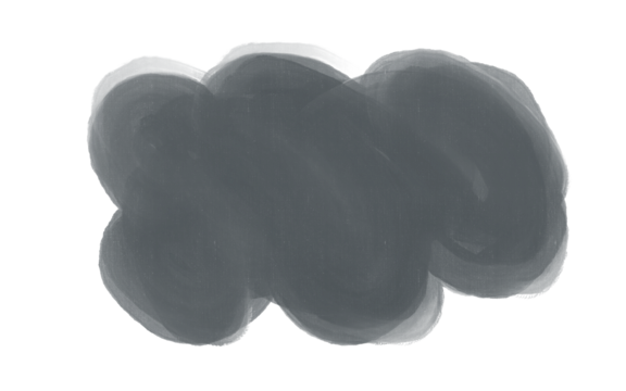 water color brush element pastel colorful , grey , love valentine isolated transparent background label