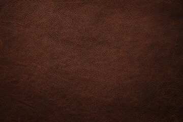 natural leather texture background, brown cowhide closeup - obrazy, fototapety, plakaty