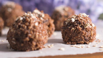 Homemade energy balls