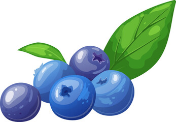 blueberry dessert cartoon. sweet berry, fruit fresh, food healthy, blue delicious, organic ripe, vegetarian blueberry dessert vector illustration