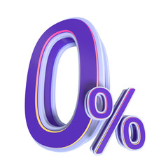 3d rendering 0 percentage interest