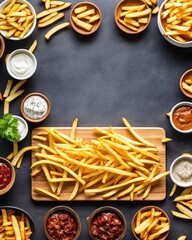 french fries and ketchup on a plate, food, potato, fries, french, fried, french fries, isolated, plate, meal, chips, snack, lunch, white, fast, potatoes, closeup, fast food, dish, chip, dinner, diet, 