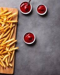 french fries and ketchup on a plate, food, potato, fries, french, fried, french fries, isolated, plate, meal, chips, snack, lunch, white, fast, potatoes, closeup, fast food, dish, chip, dinner, diet, 