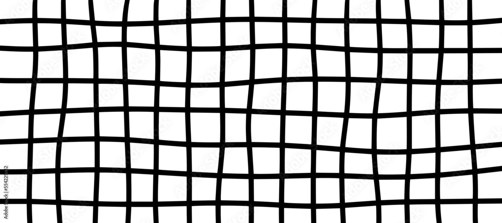 Poster hand drawn simple grid banner background template.