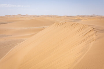 Namibia Desert. Sand Dunes near  Swakopmund. Skeleton Coast. Namibia. Africa.