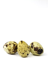 Obraz premium Quail eggs in a group