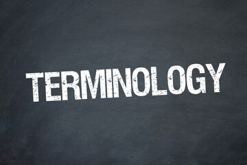 Obraz premium Terminology