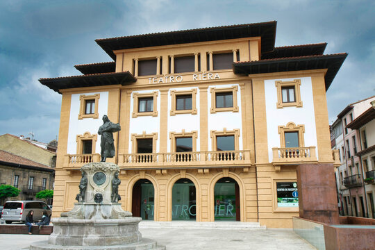 Riera Theatre, Villaviciosa city, Comarca de la Sidra, Asturias, Spain