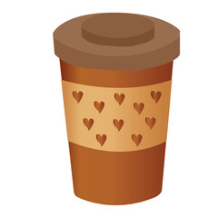 Iced coffee clipart png
