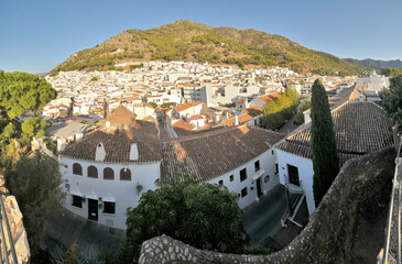 Fototapeta na wymiar View of the Spanish town of Mijas