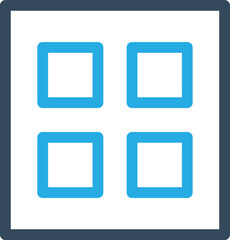 Grid Design Vector Icon
