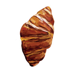croissant painting