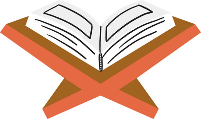 Muslim prayer’s set equipment (Al-Qur'an) Holy bible