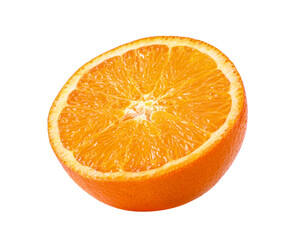 orange slice isolated on transparent png