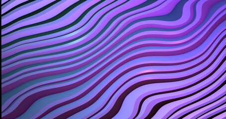Abstract background of purple diagonal gradient unusual shiny bright beautiful lines and moving wave