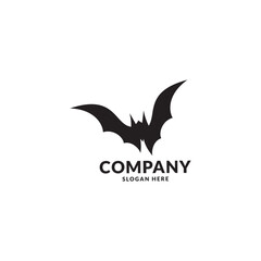 bat animal vector icon logo template illustration design