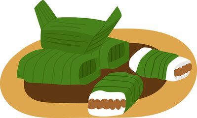 Indonesia Traditional Food (Lemper)