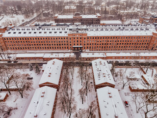 Księży młyn spowity śniegiem © rozentuzjazmowany