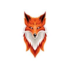 Fox Mascot Vector Illustration. Fox Logo Design