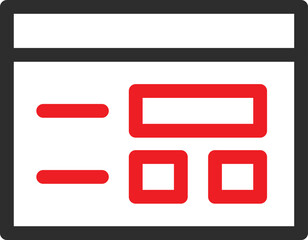 Display Screen Vector Icon
