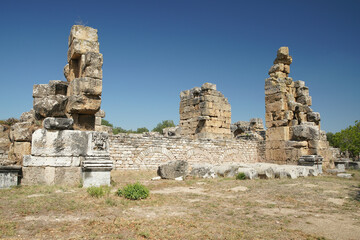Hadrianic Baths in Aphrodisias Ancient City in Aydin, Turkiye