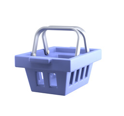 plastic shopping basket