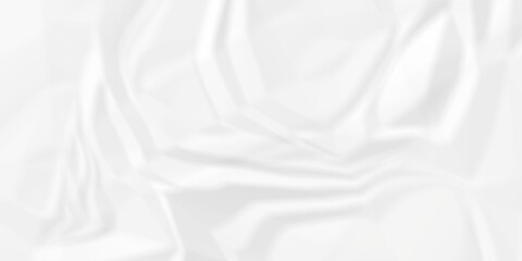 White paper crumpled texture. white fabric textured crumpled white paper background. panorama white paper texture background, crumpled pattern texture backgrund.