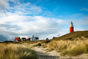 Fotobehang the lighthouse of the island texel in holland © Chris Willemsen 