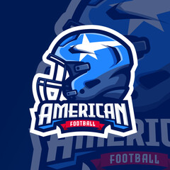 American football logo template,vector illustration