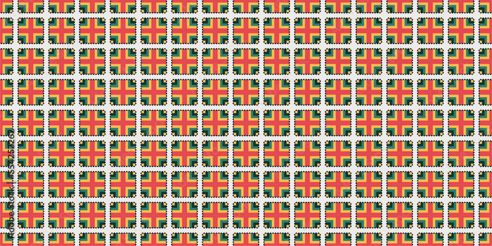 Poster abstract background field square vector
