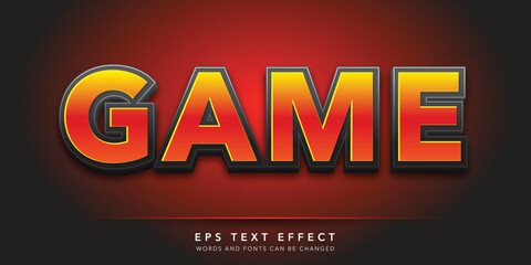 game editable text effect