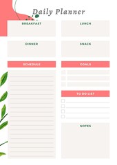 colorful Daily Planner