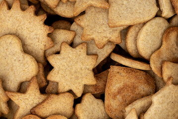 the homemade gingerbreads - the christmas cookies