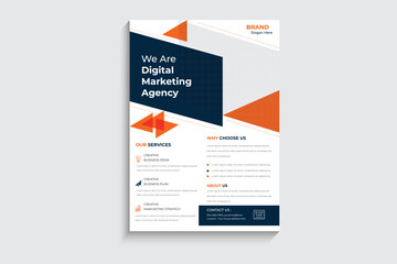 Modern corporate business flyer design