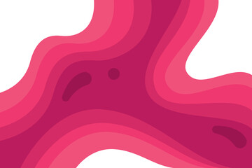 Paper Cutout Background Pink