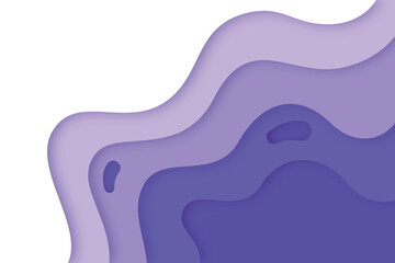 Paper Cutout Background Purple