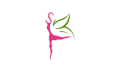 Healthy women logo template. Logo template for your business