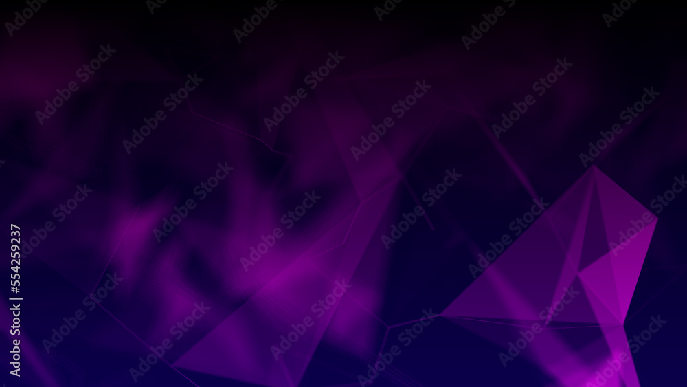Poster abstract plexus pink geometry background. digital technology network connection concept. 3d rendered