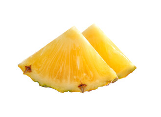 Slice of pineapple on  transparent png
