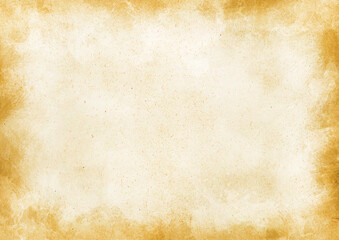 Old retro brown paper with free space for inscriptions. paper with a hole