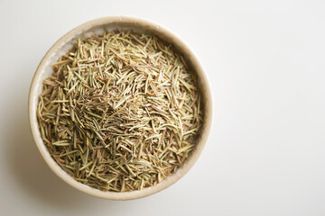dried rosemary on a plate