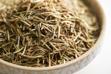 dried rosemary on a plate