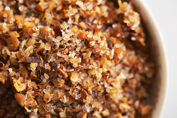 Steak seasoning on a plate