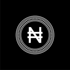 Nigeria Currency Symbol, Nigerian Naira Icon, NGN Sign. Vector Illustration