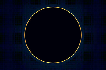 Gold Circle Background