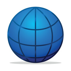Internet Globe Grid Gradient